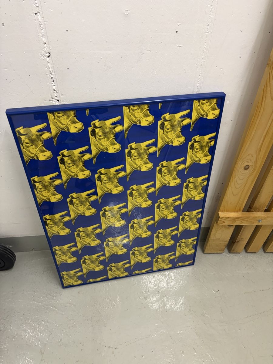Foto & Immagini: Tableau vache bleu et jaune  – Usato da Pully venduto da ari_78pk 1