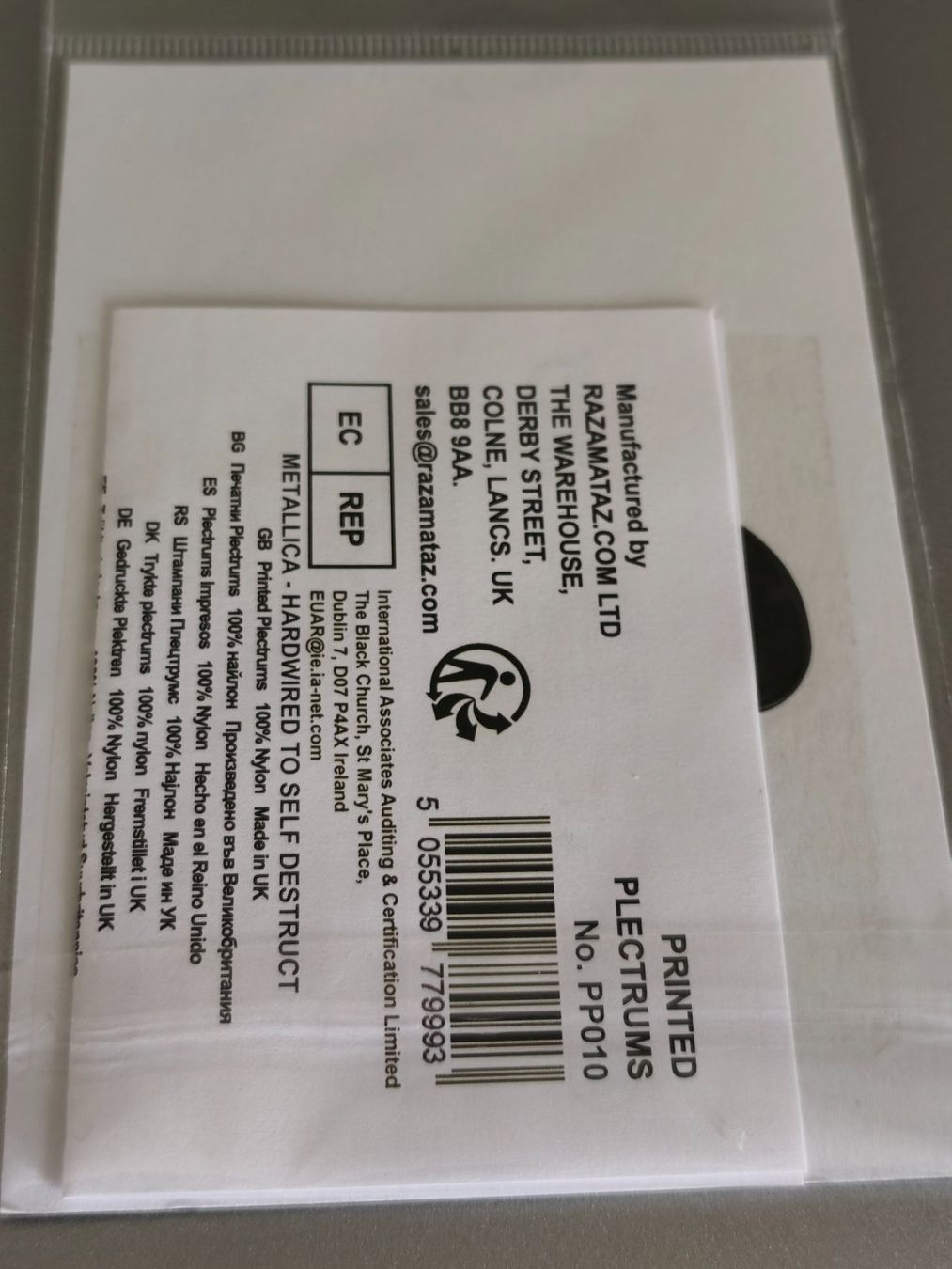 Strumenti musicali: Metallica Plectrum Pack - Hardwired to self-destruct – Nuovo (secondo la descrizione) da Zofingen venduto da noise123 2