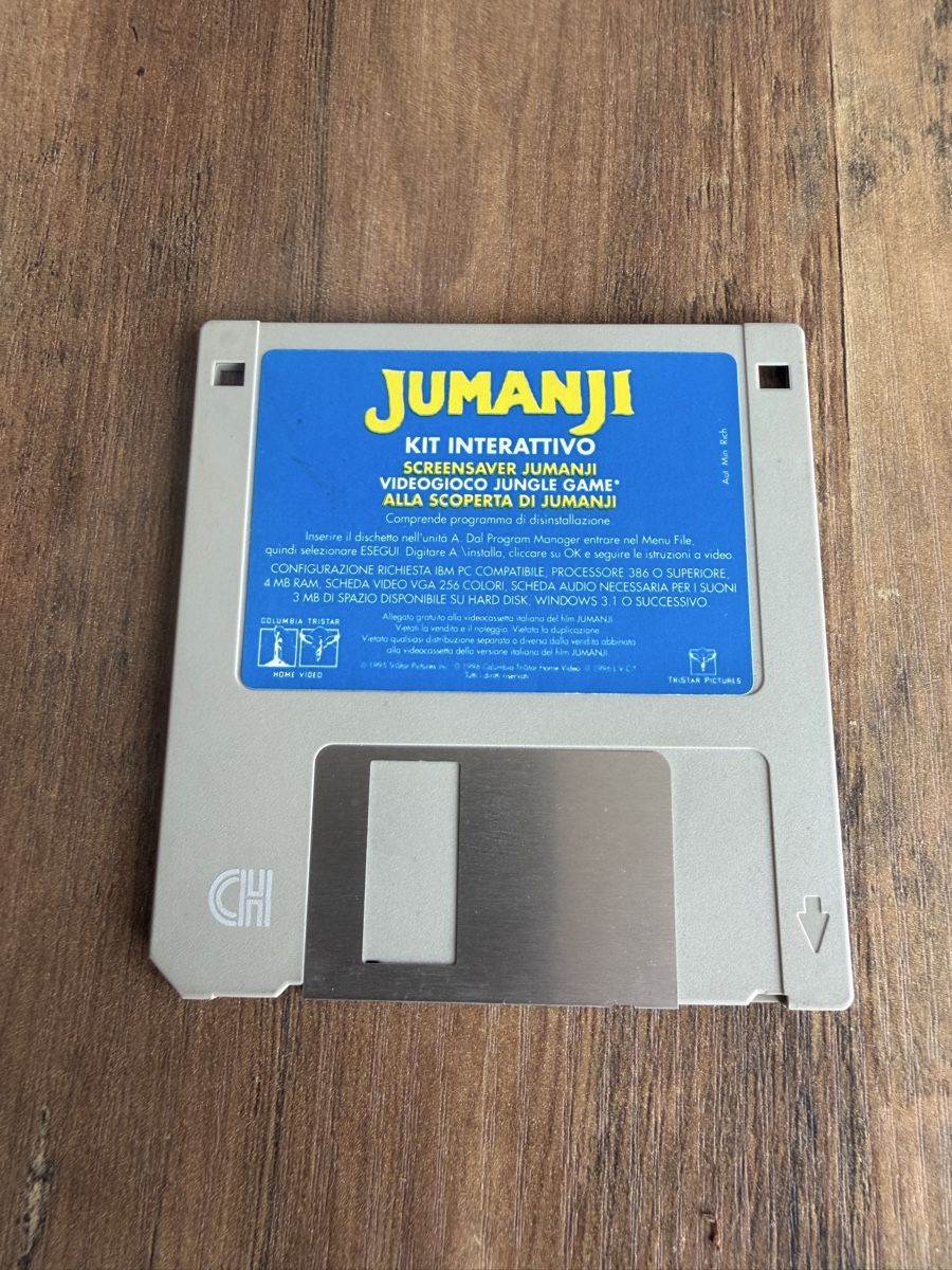 Spiele: Floppy disk Jumanji Kit Interattivo Screensaver Videogioco – Gebraucht aus S. Pietro von fil_yhb9