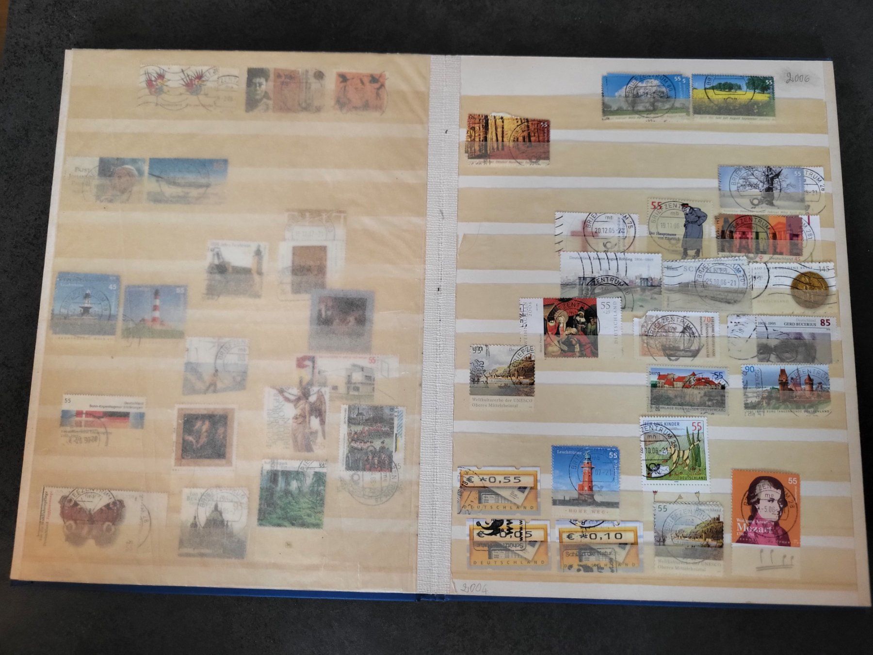 Alle Briefmarken: Sammlung Album Deutschland – Gebraucht aus Rümlang von Turrin 3