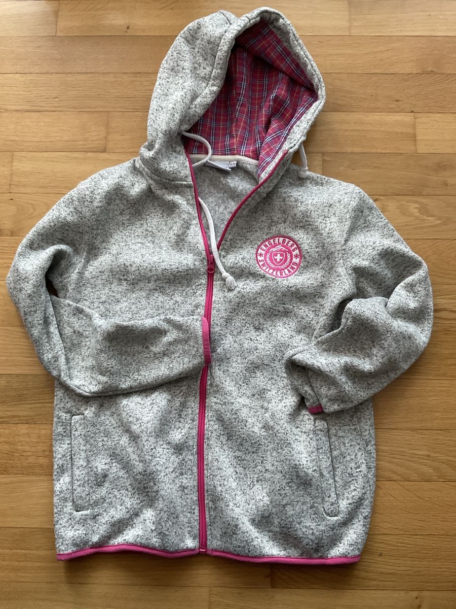 Maglioni & Felpe: Kapuzenpulli Mädchen Grösse 158/164 Engelberg grau – Usato da Adliswil venduto da balou12