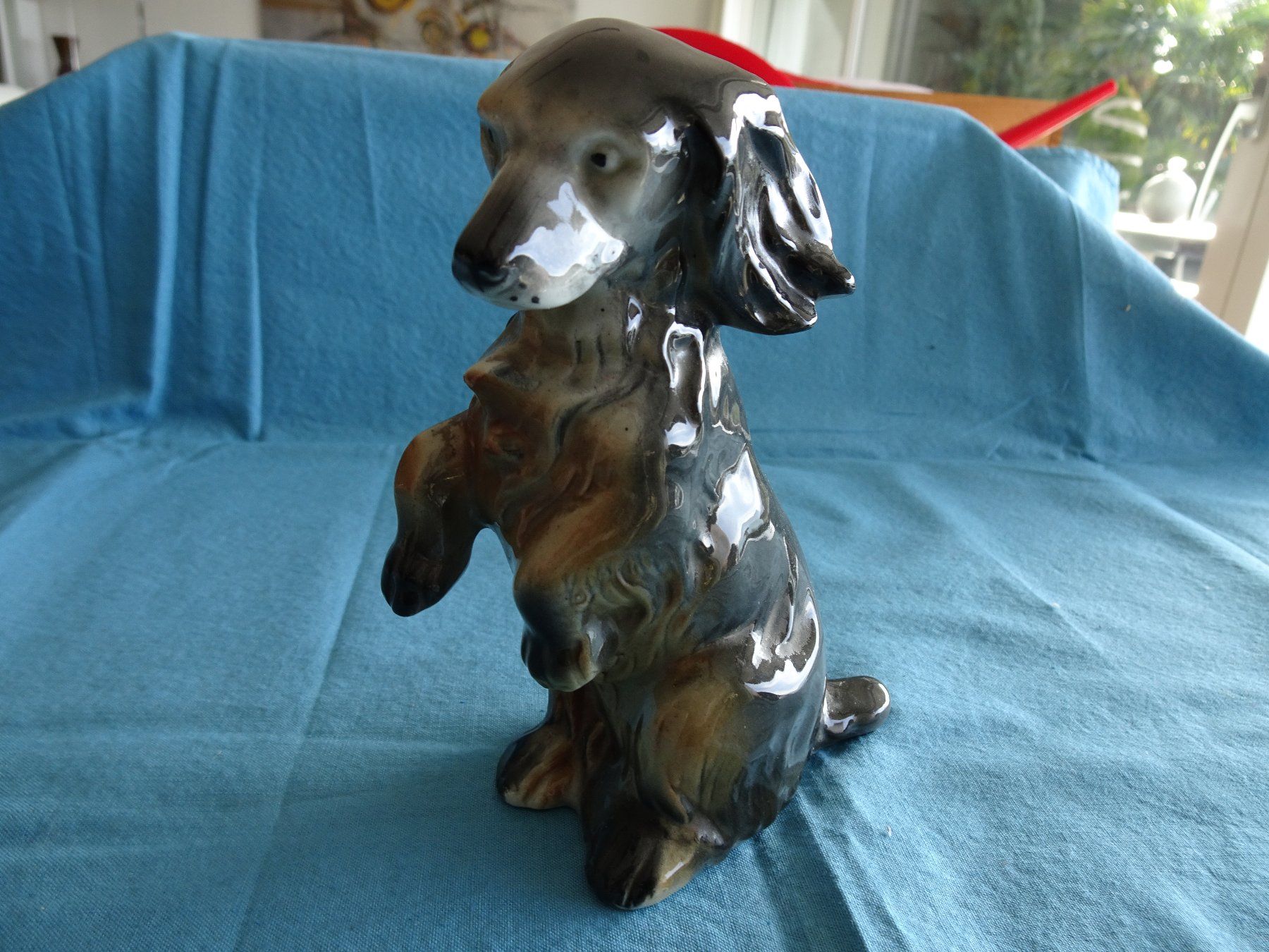 Statuette: alter Porzellan - Hund – Usato da Vitznau venduto da Mina60