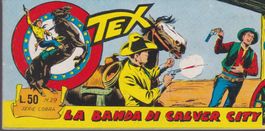 Italian comic strip TEX SERIE COBRA # 29 1966 LA BANDA DI CA