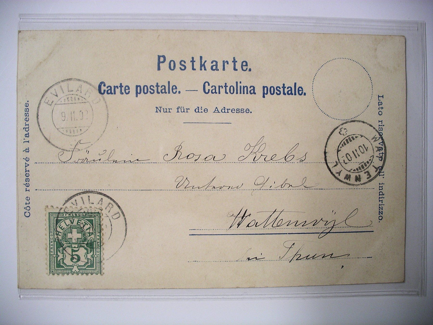 Cartes postales: LithoAK LEUBRINGEN – D'occasion à Oberhofen am Thunersee par luuping99 1