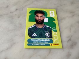 Panini Fussball WM 2026 Sticker Abdulrahman Alobud KSA 17