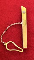 Vintage 18k Kravatten Halter mit Brilliant