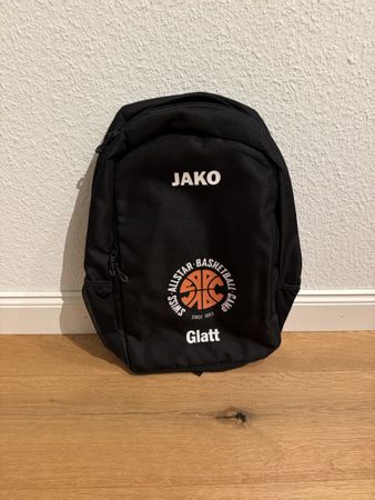 Rucksack Jako Swiss Allstar Basketball Camp Glatt schwarz
