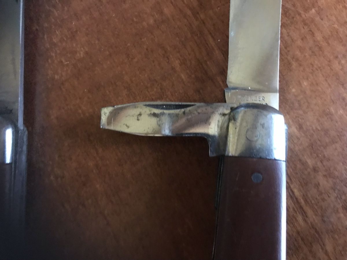 Coltelli tascabile: 3 alte Militärsackmesser – Usato da Goldach venduto da Roger131313 4
