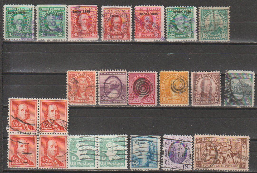 Alle Briefmarken: États-Unis divers bon état – Gebraucht aus Crans-Montana von kira56