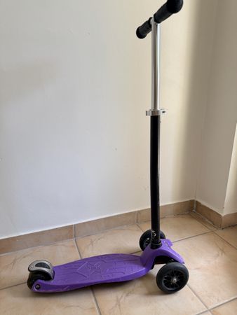 Trottinette 3 roues Micro violette, parfaite pour l'été