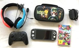 Nintendo Switch Lite - Konsole [grau] -  inkl. Zubehör