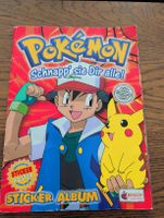 Pokémon Sticker Album Merlin, nicht komplet, inkl. Poster
