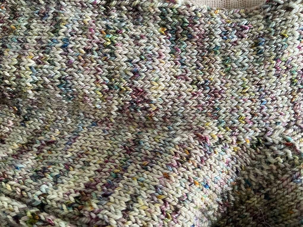 Calze: Merinosocken Gr.40/41 handgestrickt  – Nuovo e nell'imballaggio originale da Liestal venduto da Strigg-Grossmami 1