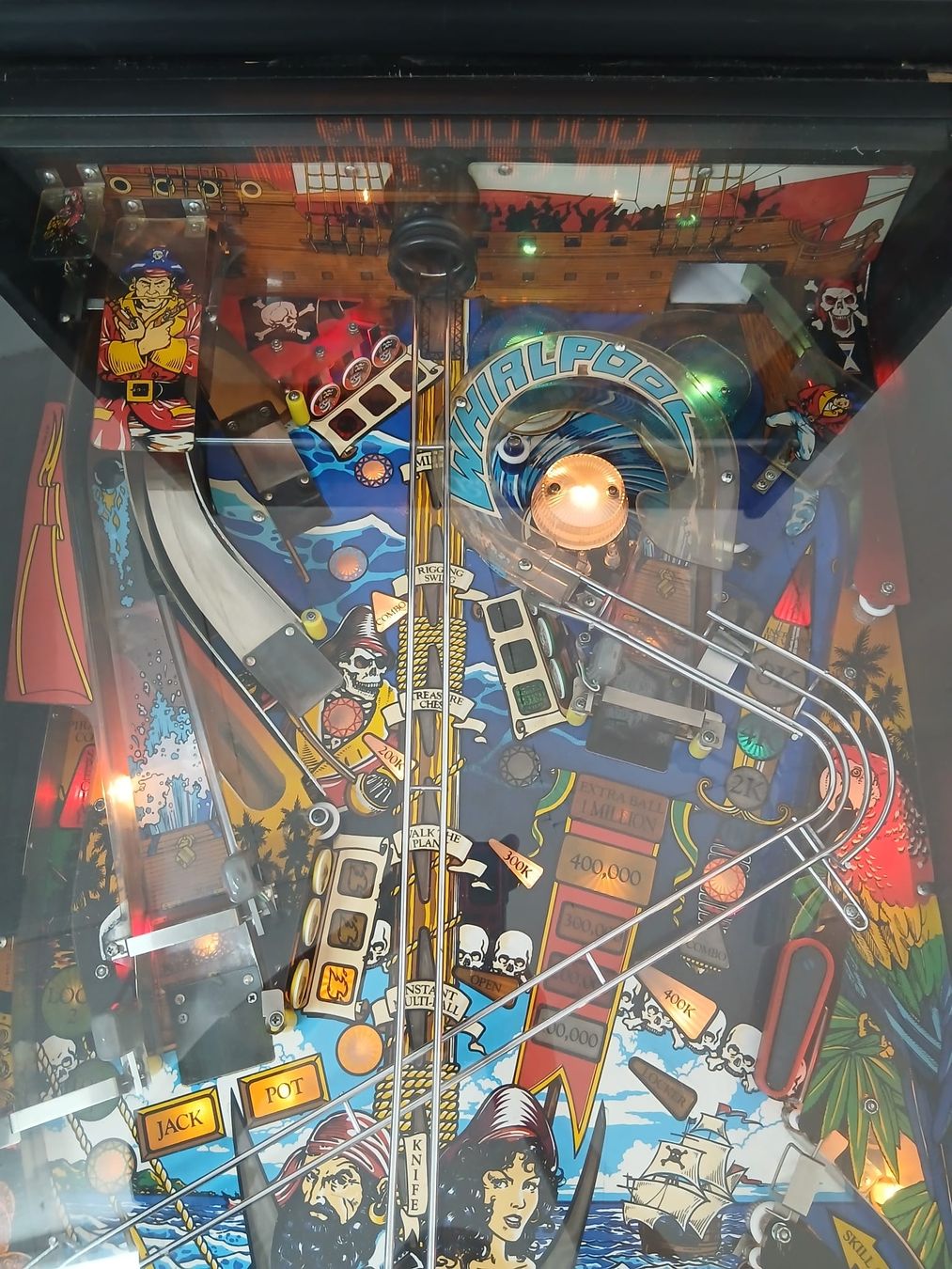 Flipper: flipperkasten flipper bally black Rose  – Usato da Leibstadt venduto da Retrowelt 7