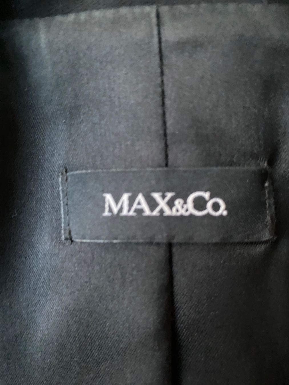 Jacken: Schwarzer Blazer MAX&Co. tailliert mit Gürtel – Gebraucht aus Jona von vanessasupermarket20 5