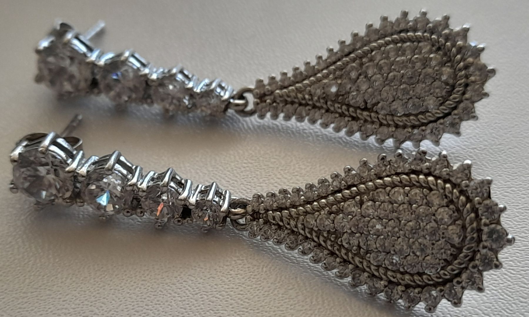 Boucles d'oreille: Boucles d'oreilles en argent 925 – D'occasion à Lausanne par Glam-Luxe 3