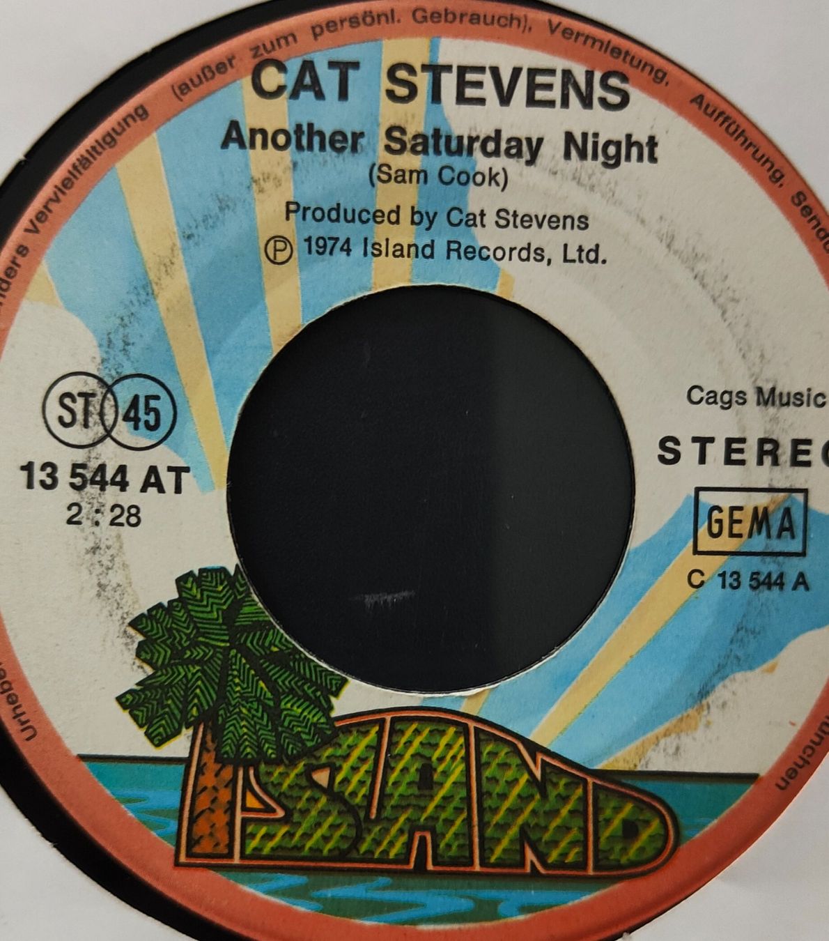 Dischi in vinile: Vinyl-Single Cat Stevens - Another Saturday Night – Usato da Langenthal venduto da Modo39