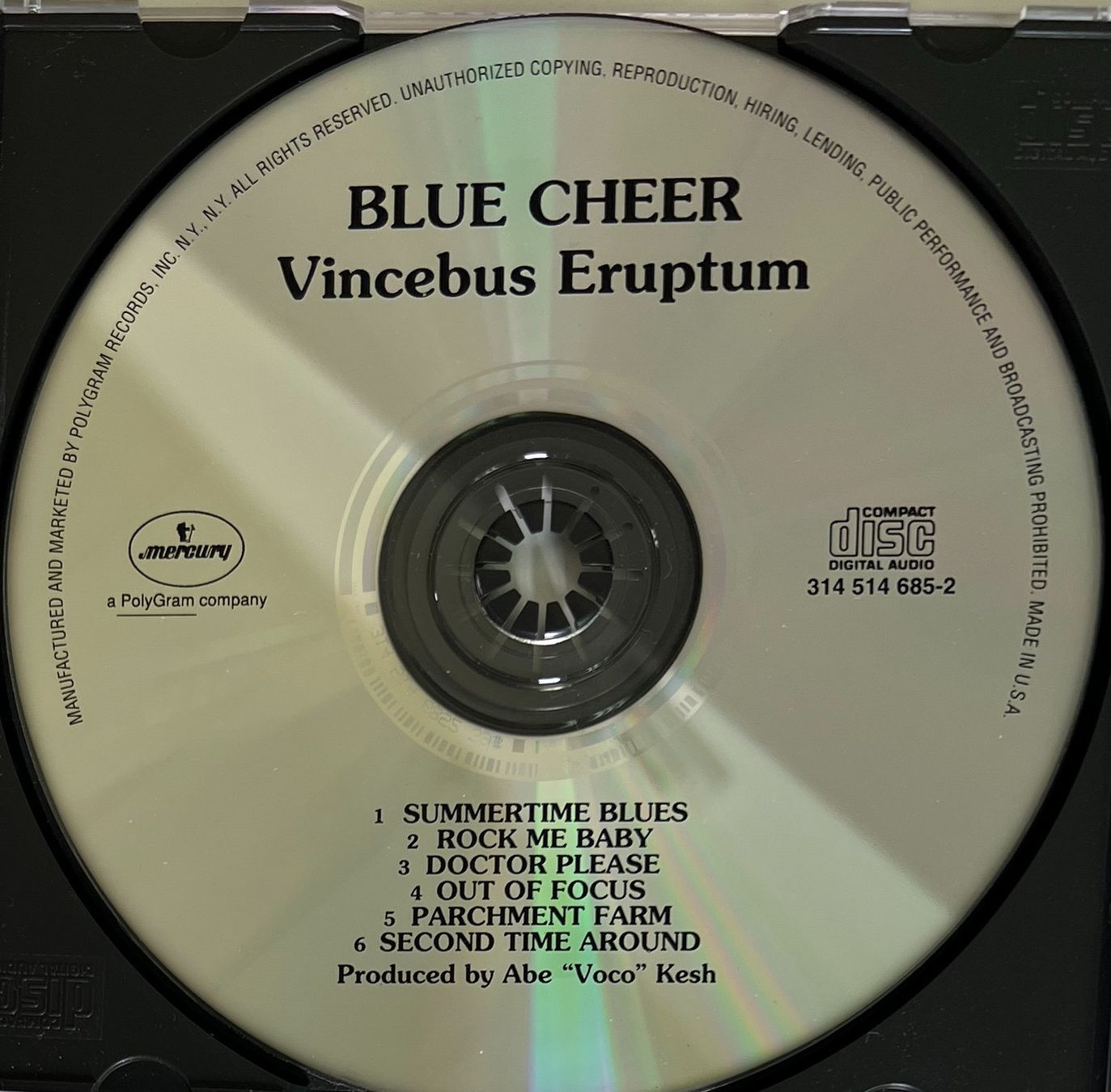 CDs: BLUE CHEER / Vincebus Eruptum – D'occasion à Bischofszell par kustavi 2