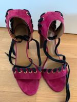 Chloe fuchsia heels with laces 39.5 worn once