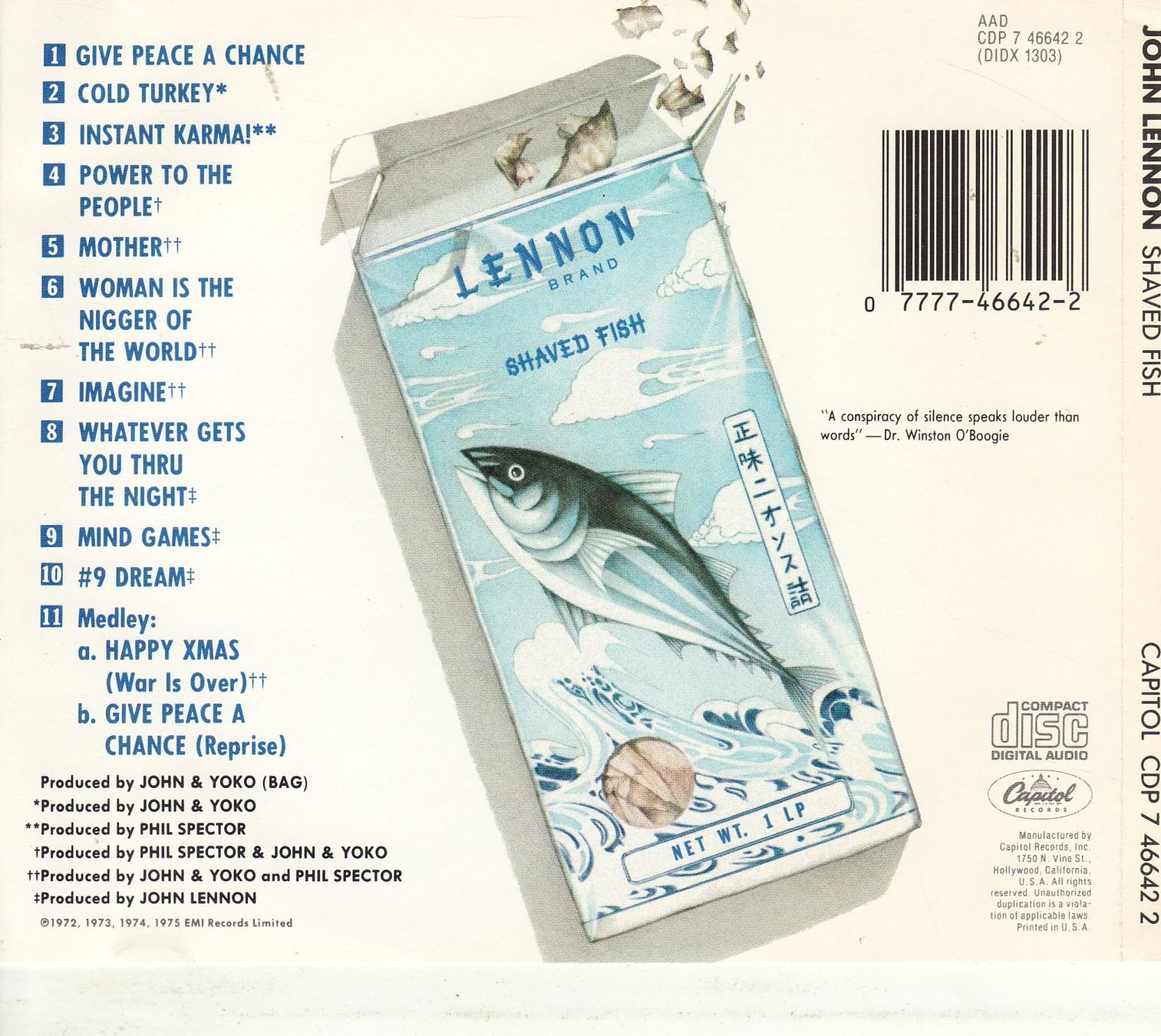 CD: John Lennon  Shaved Fish – Nuovo (secondo la descrizione) da Boussens venduto da catfood01 1