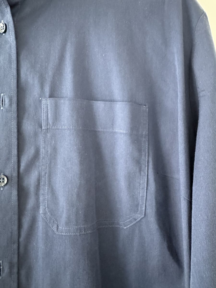 Blusen: Stehkragen-Bluse Gr. 46 Oversize dunkelblau – Neu (gemäss Beschreibung) aus Huttwil von graesihu 1