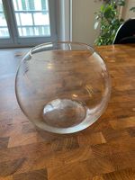 Vase rond en verre 
