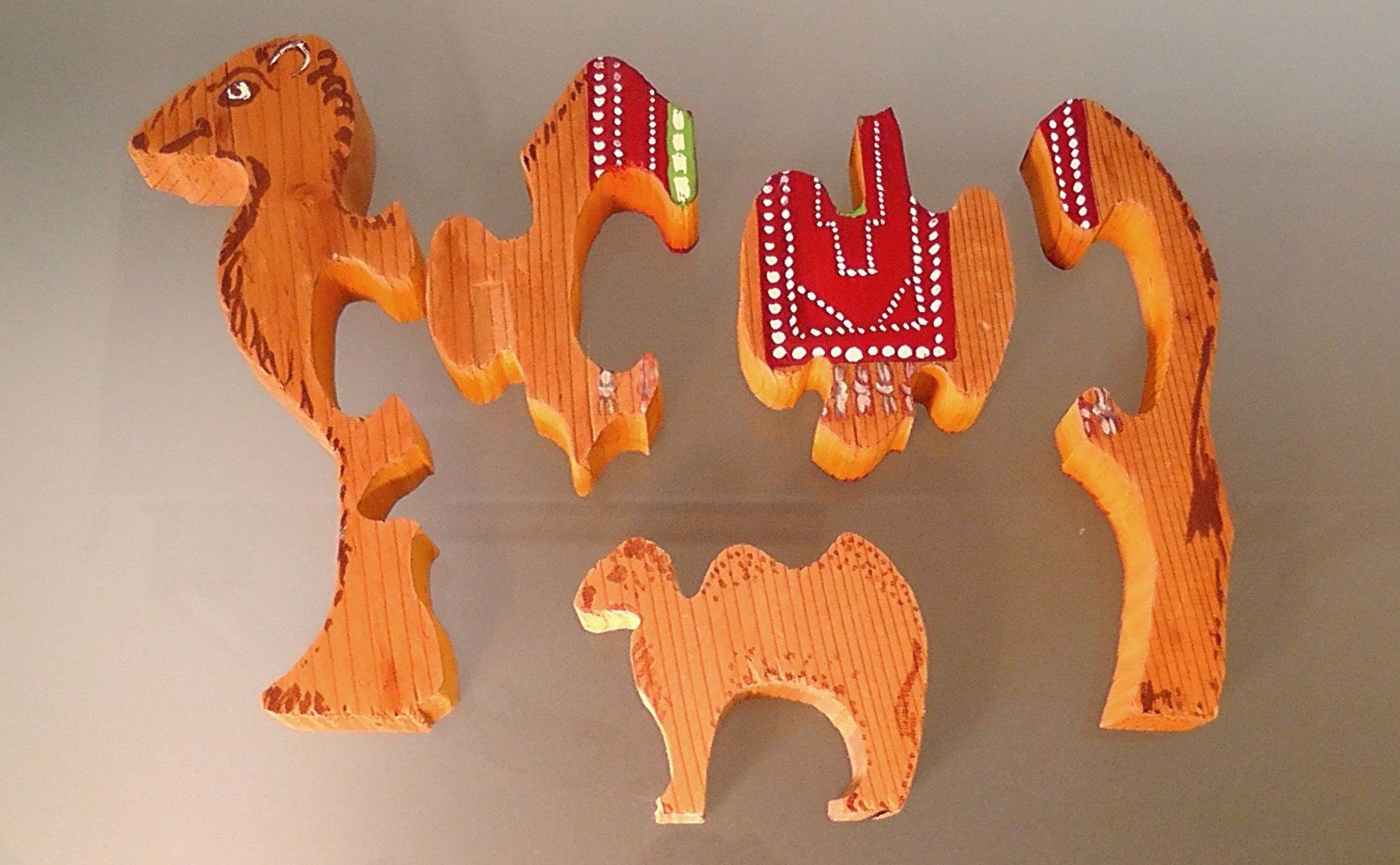 Puzzle: Puzzle aus Holz Kamel 5 Teile Hand made – Usato da Rüti ZH venduto da Prostias 3