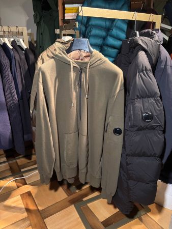 Veste CP Company, marron et kaki
