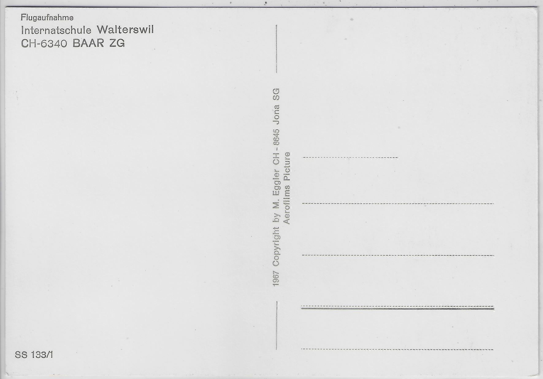 Cartoline postali: Flugaufnahme Internatschule Walterswil – Antico da Ettingen venduto da Kartenplanet 1