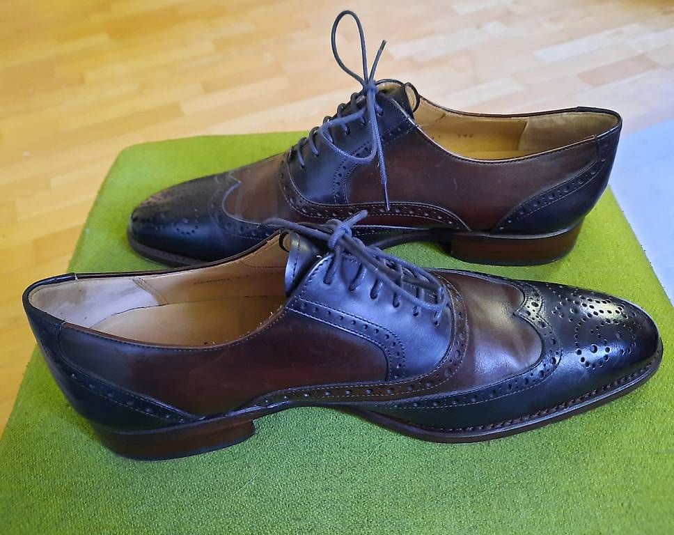 Scarpe da uomo: Schuhe Herren, Leder, Cordwiner, Gr. 41 – Usato da Wallisellen venduto da denisepe 1