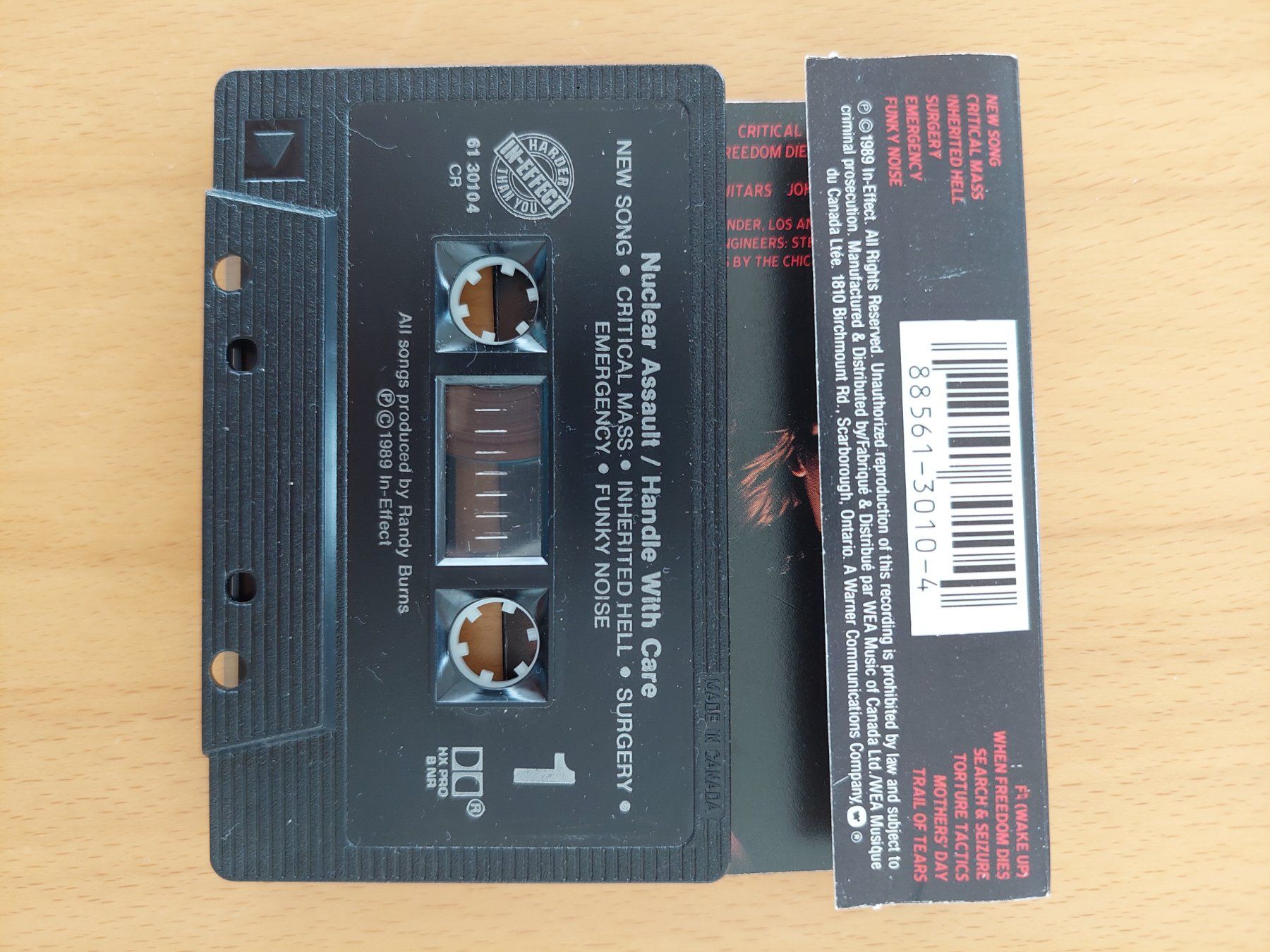 Musicassette: Nuclear Assault - Handle With Care - Kassette – Usato da St.Gallen venduto da Tamal0204 1