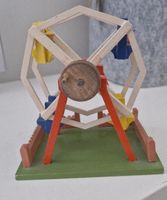 Holz Riesenrad Spielzeug, 1950, Vintage
