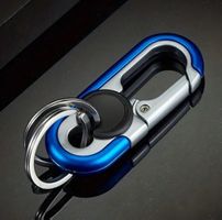 Karabiner Schlüsselanhänger Blau Outdoor – Neu