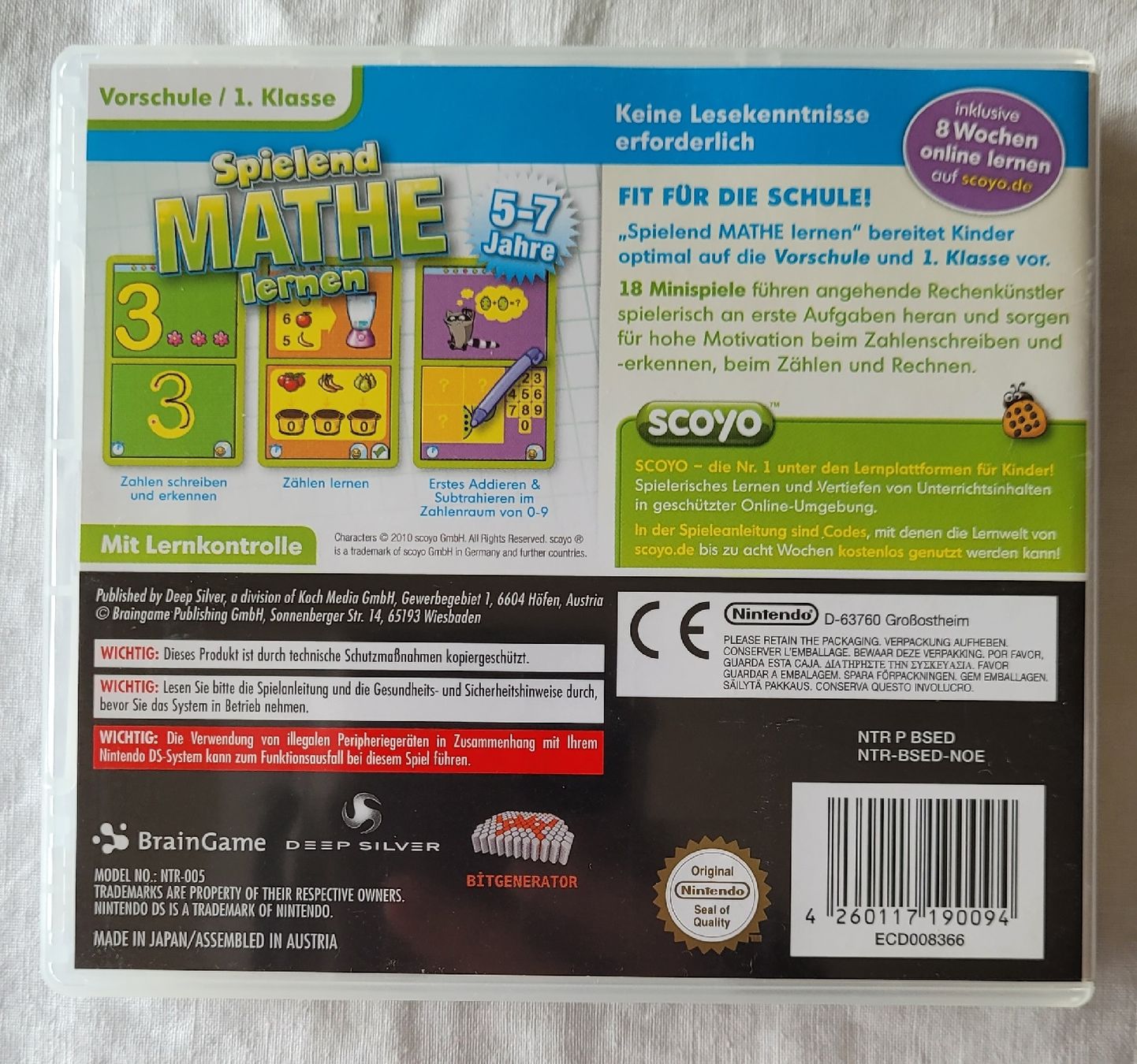 Nintendo Spiele: 3x Nintendo DS - Mathematik / Musik – Gebraucht aus Madiswil von Laubfleck 3