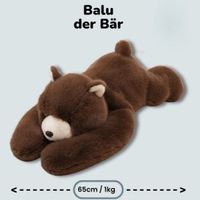 🧸Nomio Gewichtstier Balu der Bär 1kg 65cm Plüschtier NEU!✨