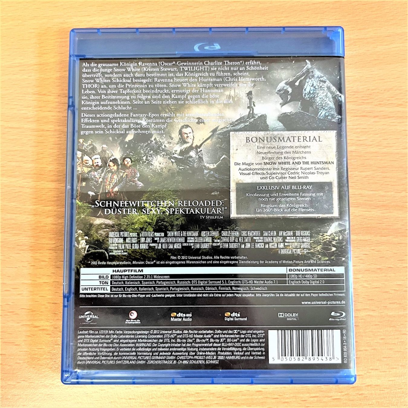 Tutti i DVDs: Blu-ray - Snow White and the Huntsman – Usato da Amlikon-Bissegg venduto da allerlei-versand 2