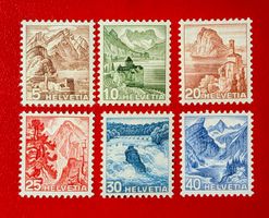 LANDSCHAFTSBILDER FARBÄNDERUNG SATZ 285 -290 1948*