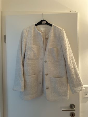 Jackett Creme-Weiss Gr. 36 Frühlings-Look