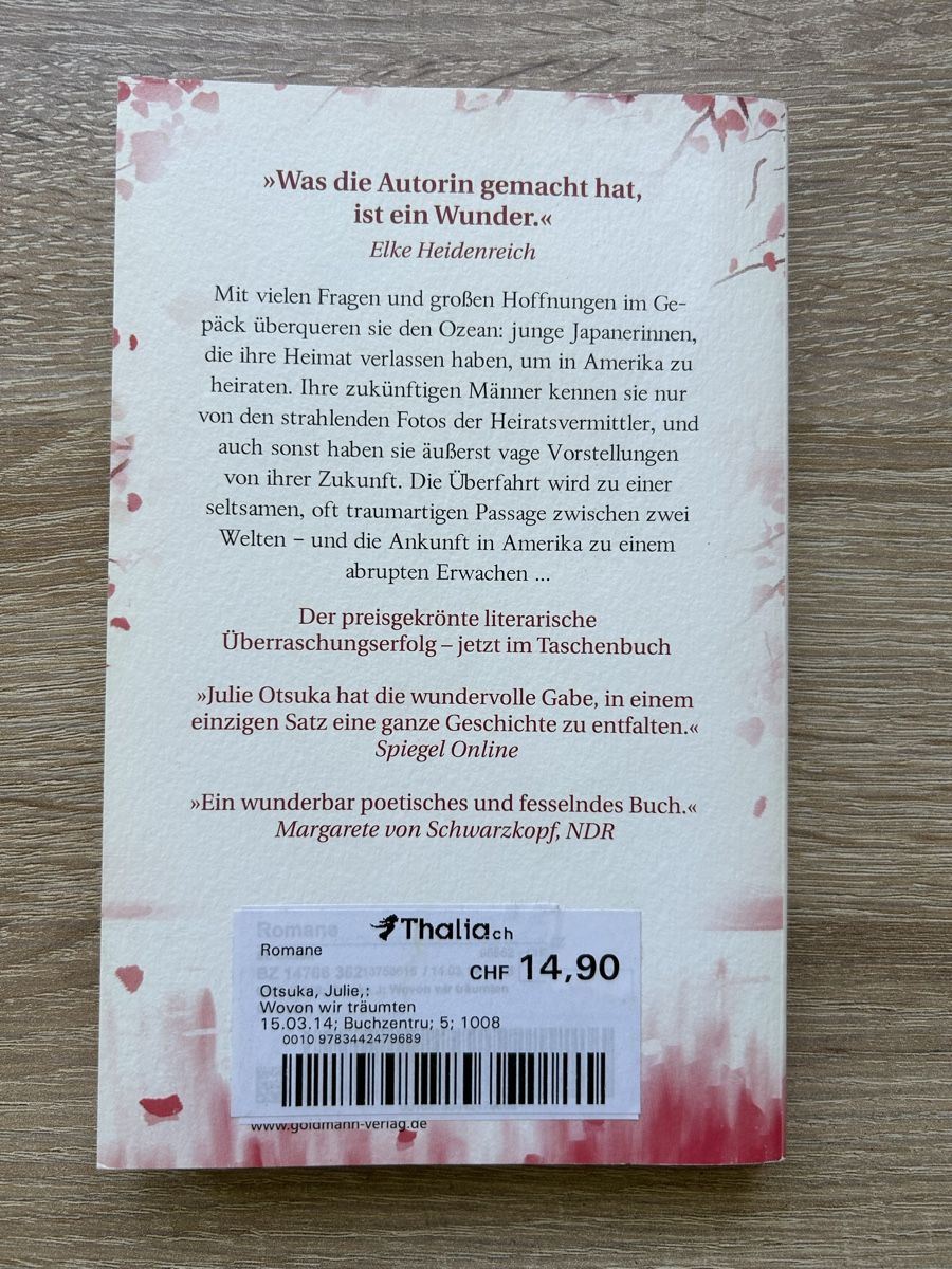 Bücher: Wovon wir träumten – Gebraucht aus Arbon von Bobbyx777 1