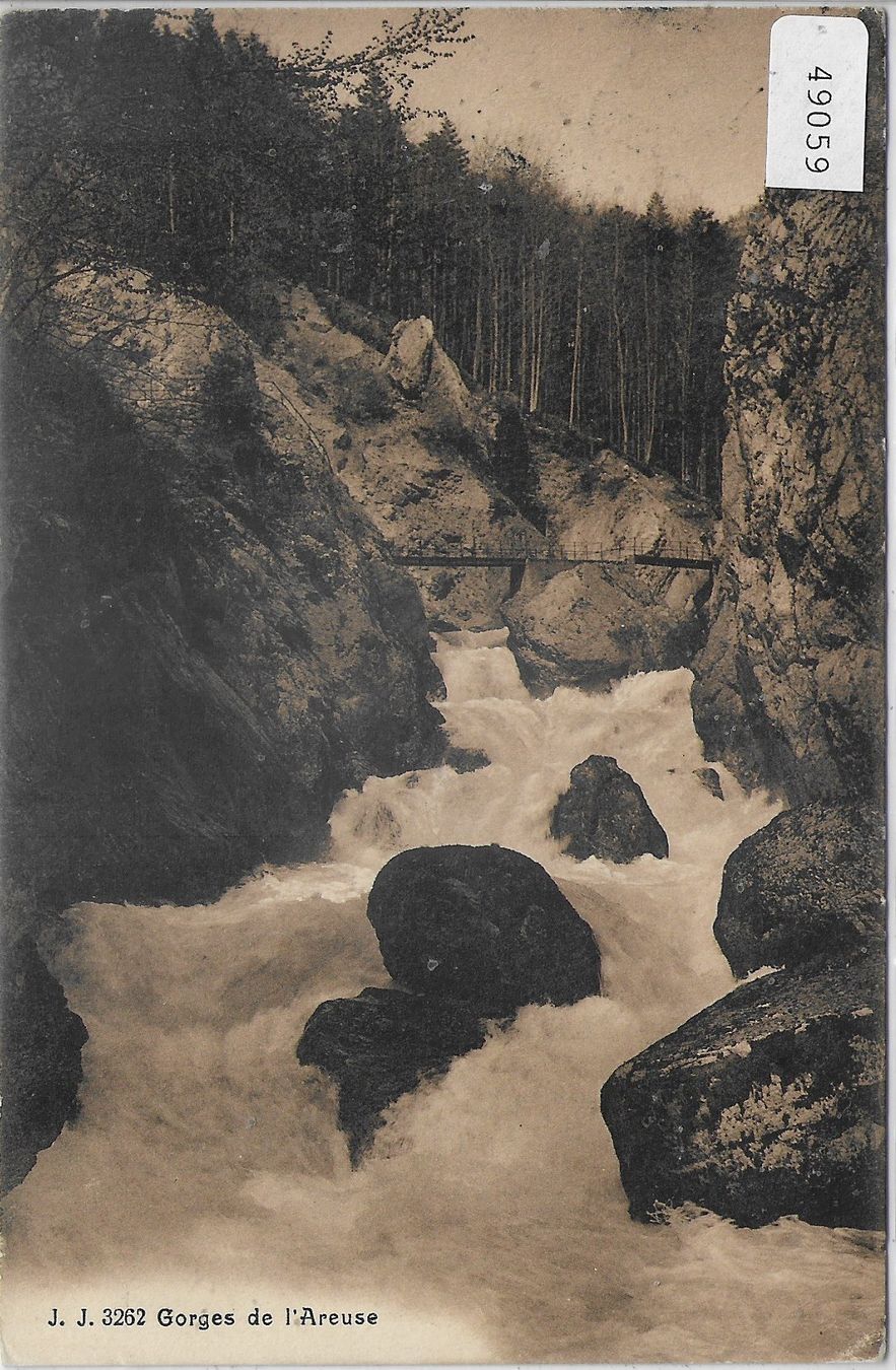 Ansichtskarten: Gorge de l'Areuse – Gebraucht aus Ettingen von Kartenplanet