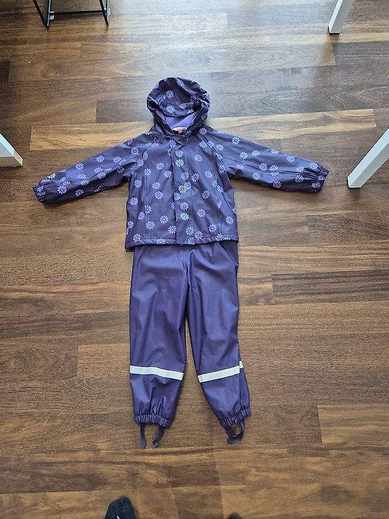 Gefütterte Regenjacke Regenjacke Gr 110 Matschjacke 110/116