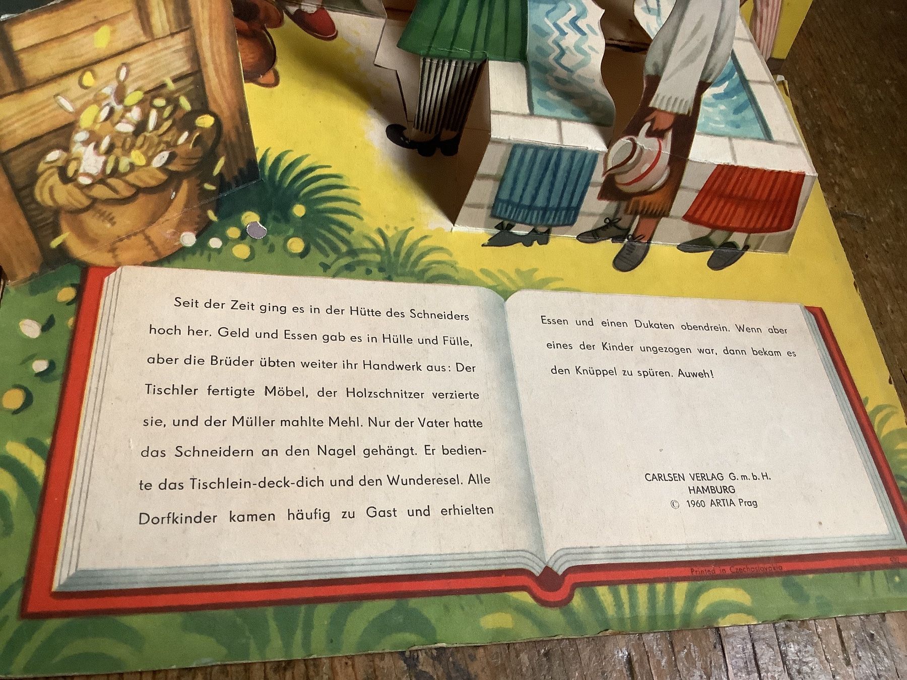 Libri: Antikes Kinder-Pop-Up-Buch "Tischlein deck dich!" – Usato da Flaach venduto da Monisoldshop 4
