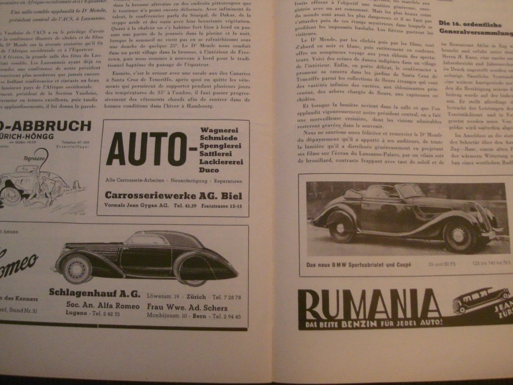 Zeitschriften & Magazine: Zeitung - Auto - ACS - 1939 - Heft Nr. 4 – Gebraucht aus Neuenegg von flohcante 8