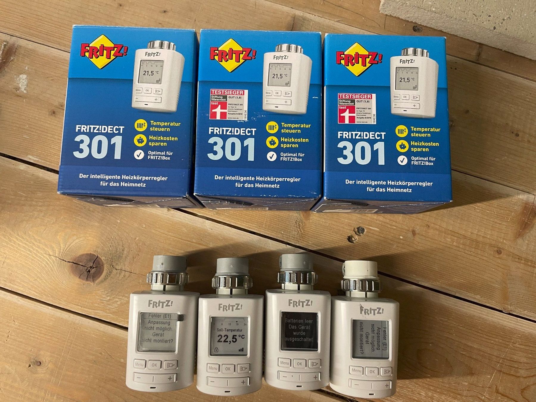 Radiatori: 7 x Fritz DECT 301 Heizkörperregler – Usato da Affeltrangen venduto da Mowgli_123 7