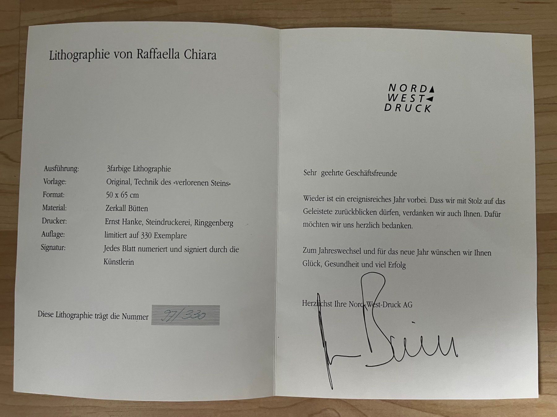 Grafica & Litografie: Raffaella Chiara Lithografie – Usato da Zürich venduto da Allrounders 5