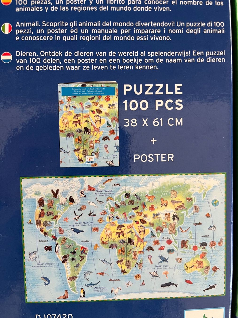 Djeco Puzzles: Puzzle Tiere 100 tlg – Gebraucht aus Meilen von Exclusive00 5