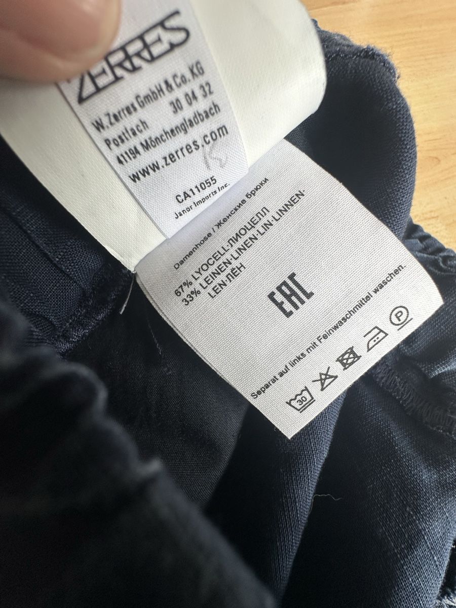 Pantaloni: ZERRES LEINEN-MIX HOSE – GR. 4 – Nuovo (secondo la descrizione) da Schaffhausen venduto da rot_yyy7 4