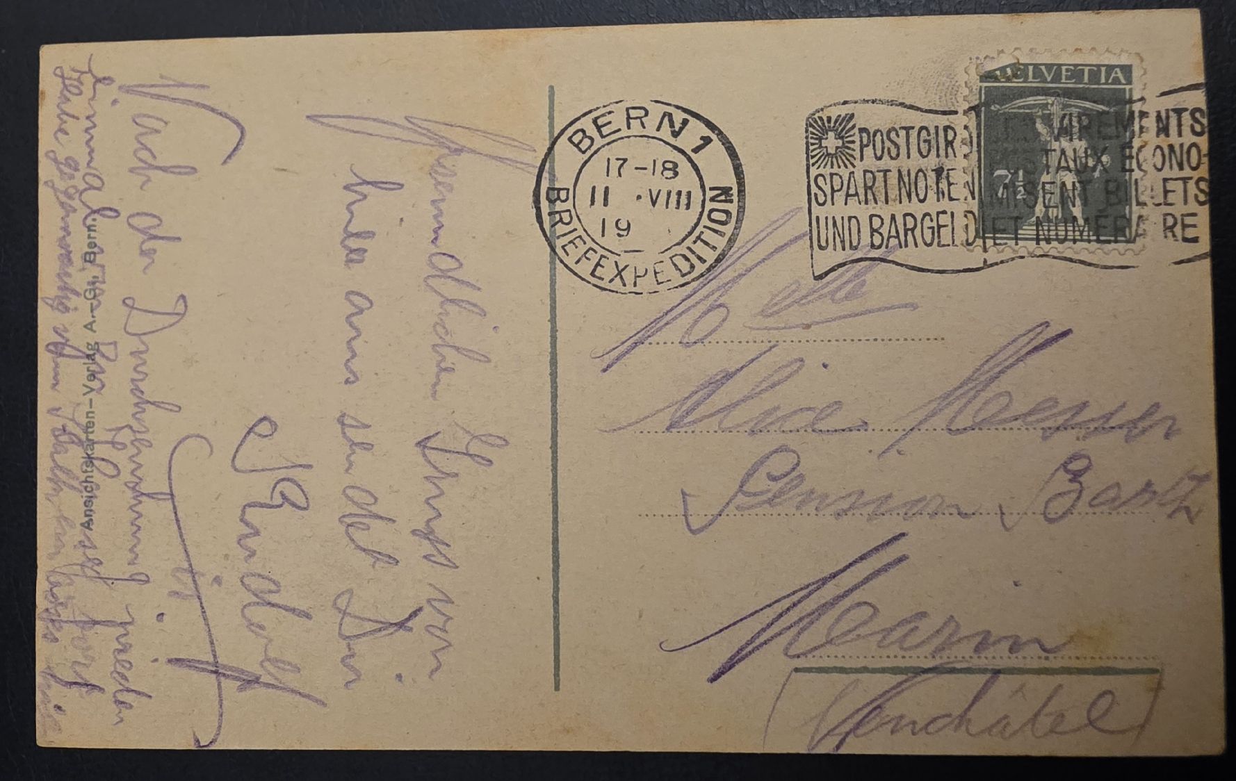 Cartoline postali: Ansichtskarte Bern  – Usato da Bern venduto da Kocholo 1