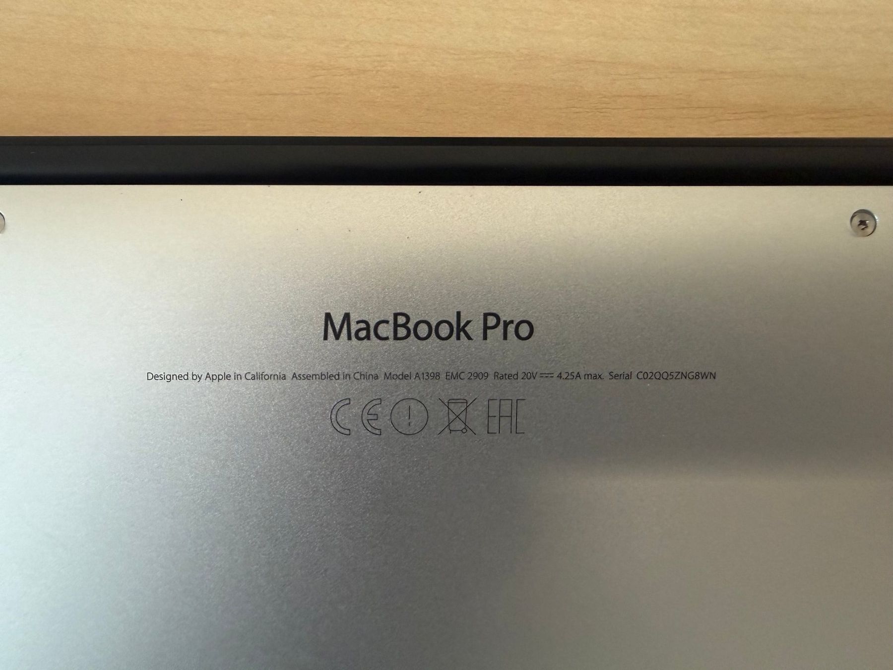 Apple Notebooks: MacBook Pro 15" Retina — A1398 – Gebraucht aus Bulle von Eduardo_Teixeira 2