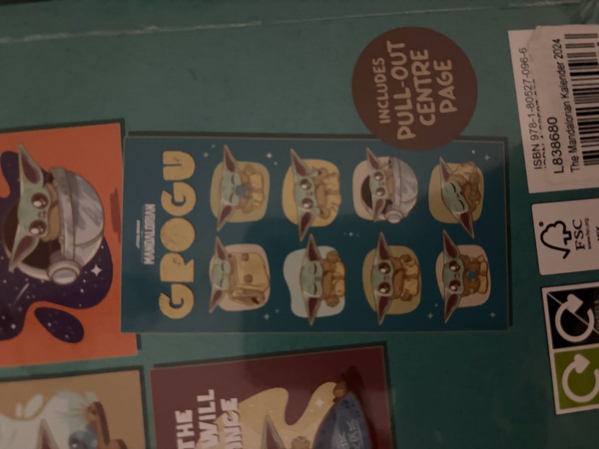 Calendari: Star Wars Kalender Grogu 2024 neu originalverpackt mit Poste – Nuovo e nell'imballaggio originale da Sevelen venduto da Ch_2026_1 5
